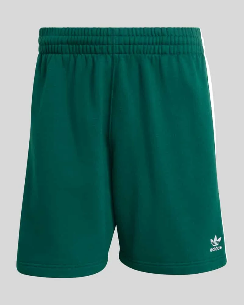 adidas Regular Fit Sweatshorts mit Logo-Detail Gruen