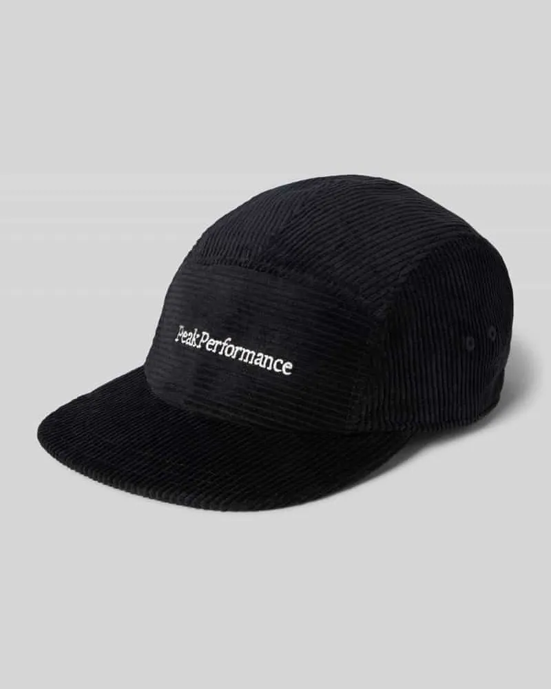 Peak Performance Base Cap in Cord-Optik mit Logo-Stitching 