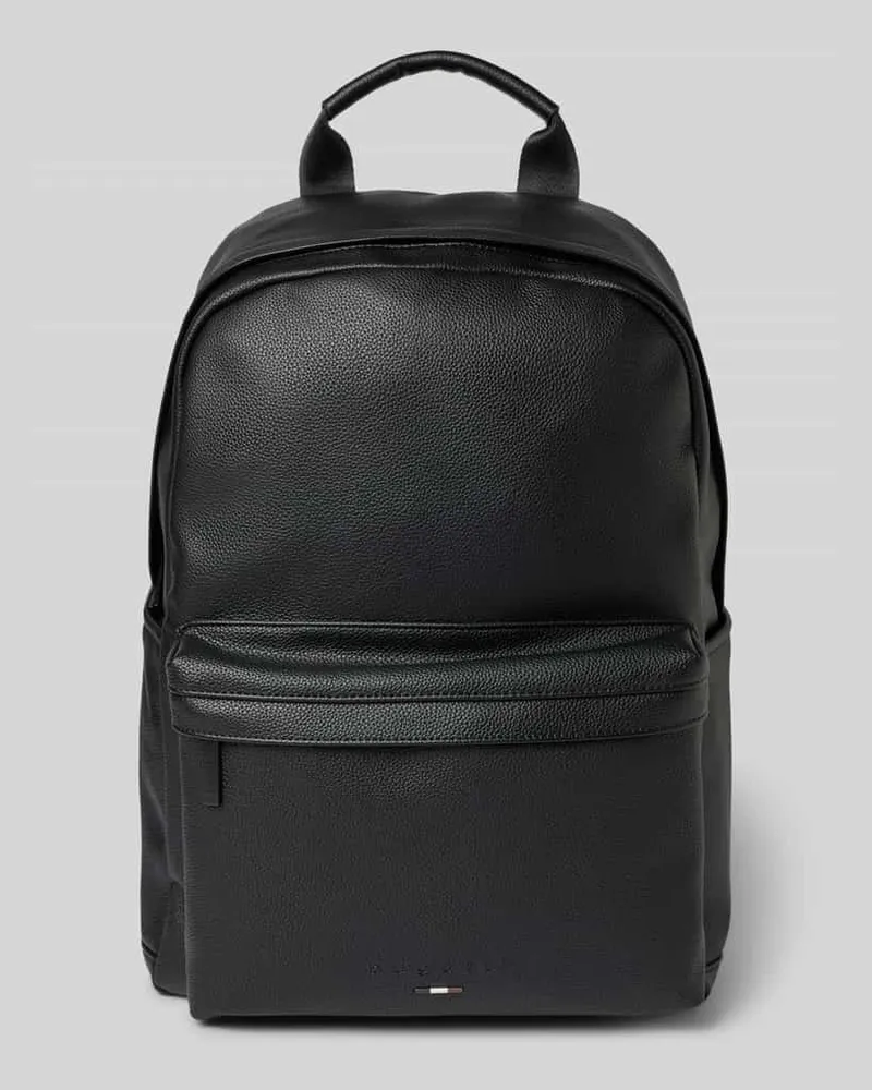 Bugatti Rucksack mit Label-Detail Modell 'RICO Black