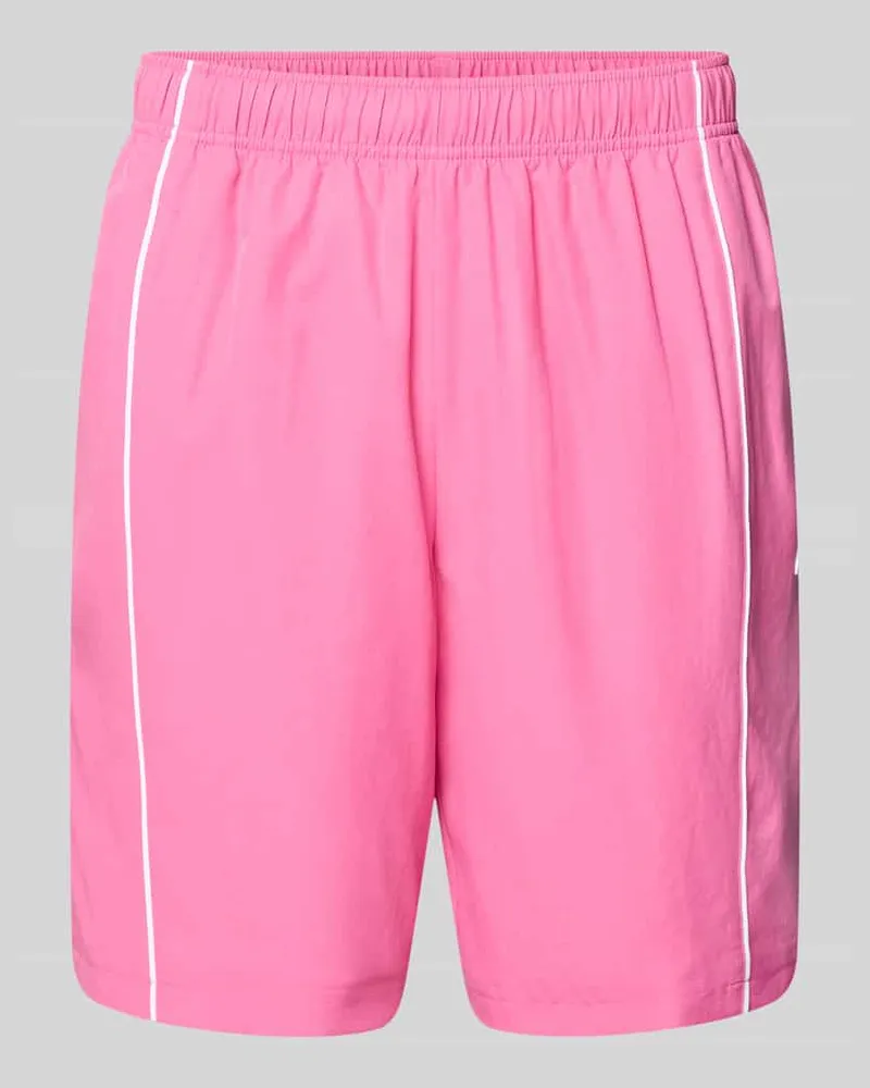 Lacoste Regular Fit Sport-Shorts mit weichem Innenstoff Pink