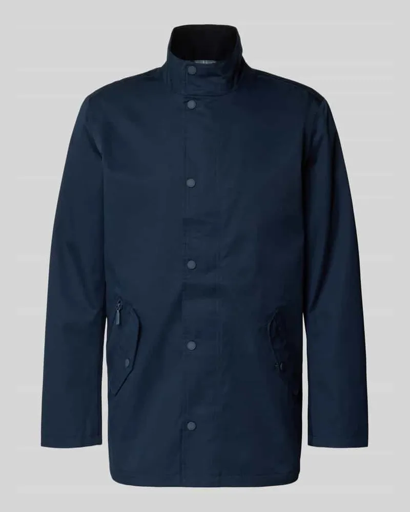 Barbour Regular Fit Parka mit Baumwoll-Anteil Marine