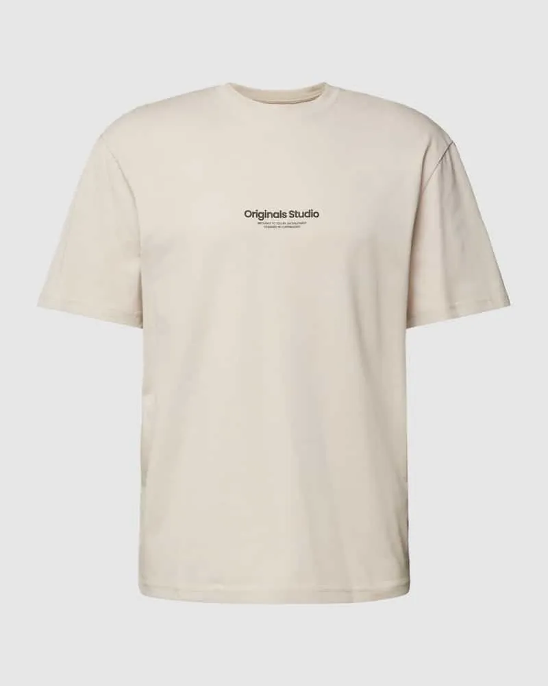 Jack & Jones T-Shirt mit Rundhalsausschnitt Modell 'JORVESTERBRO Offwhite