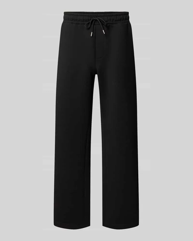 Jack & Jones Regular Fit Sweatpants aus Material-Mix Modell 'BILL LEGACY Black