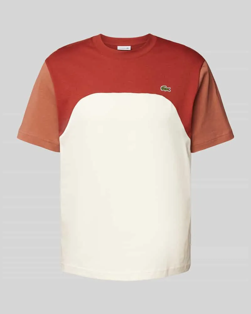 Lacoste T-Shirt mit Label-Stitching 