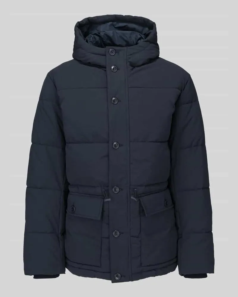 Selected Steppjacke mit Kapuze Modell 'SLMVINCENT Marine