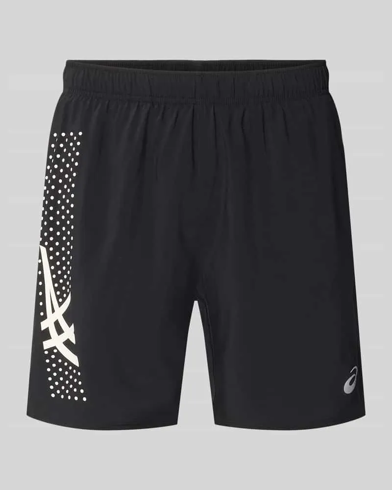 Asics Regular Fit Shorts mit integriertem Slip Modell 'ICON Black