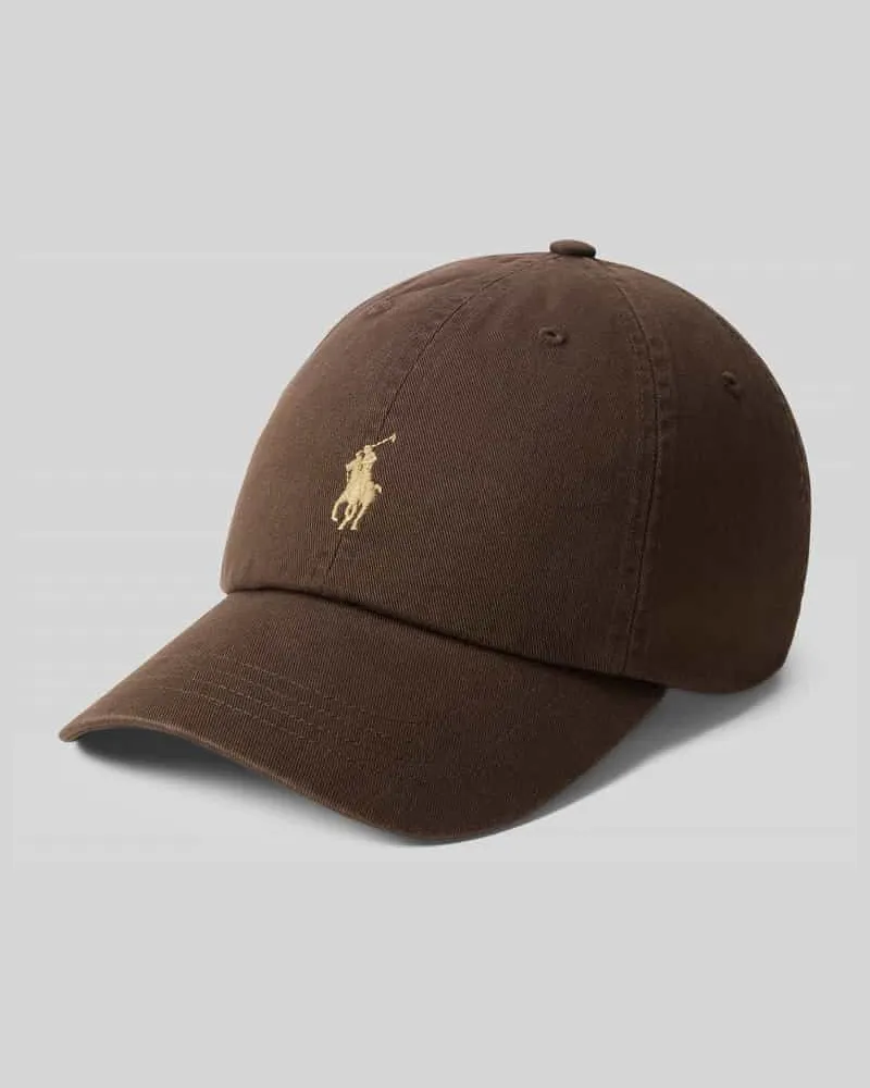 Ralph Lauren Basecap aus reiner Baumwolle Schoko