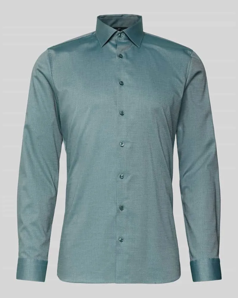 Olymp Super Slim Fit Business-Hemd mit Kentkragen 