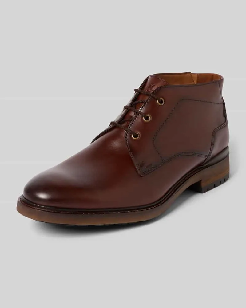 Lloyd Boots mit profilierter Sohle Modell 'VIBE Cognac