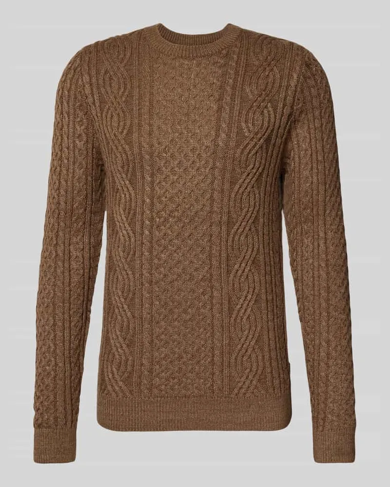 Jack & Jones Strickpullover mit gerippten Abschlüssen Modell 'BLUSEAN 