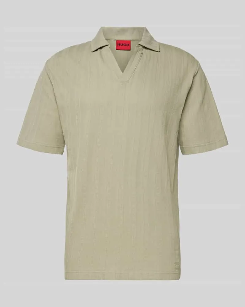 HUGO BOSS Relaxed Fit Poloshirt mit Strukturmuster Modell 'DALIBO Mint