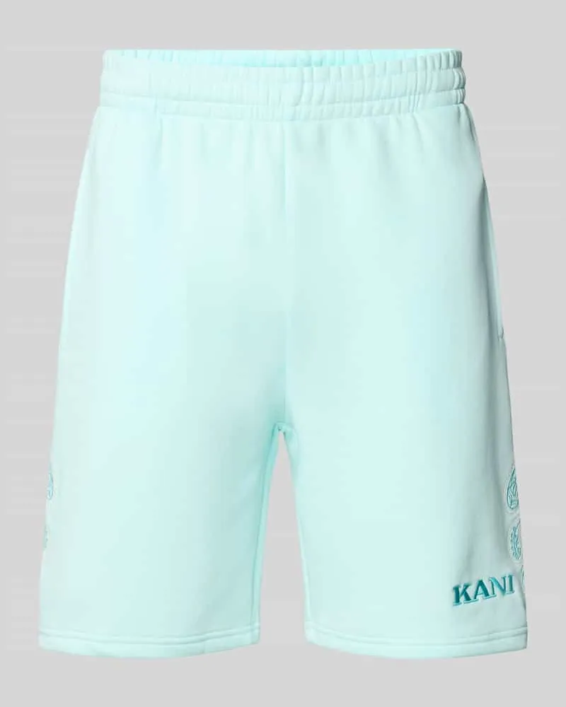 Karl Kani Sweatshorts mit Logo-Stitching Modell 'Paisley Ocean