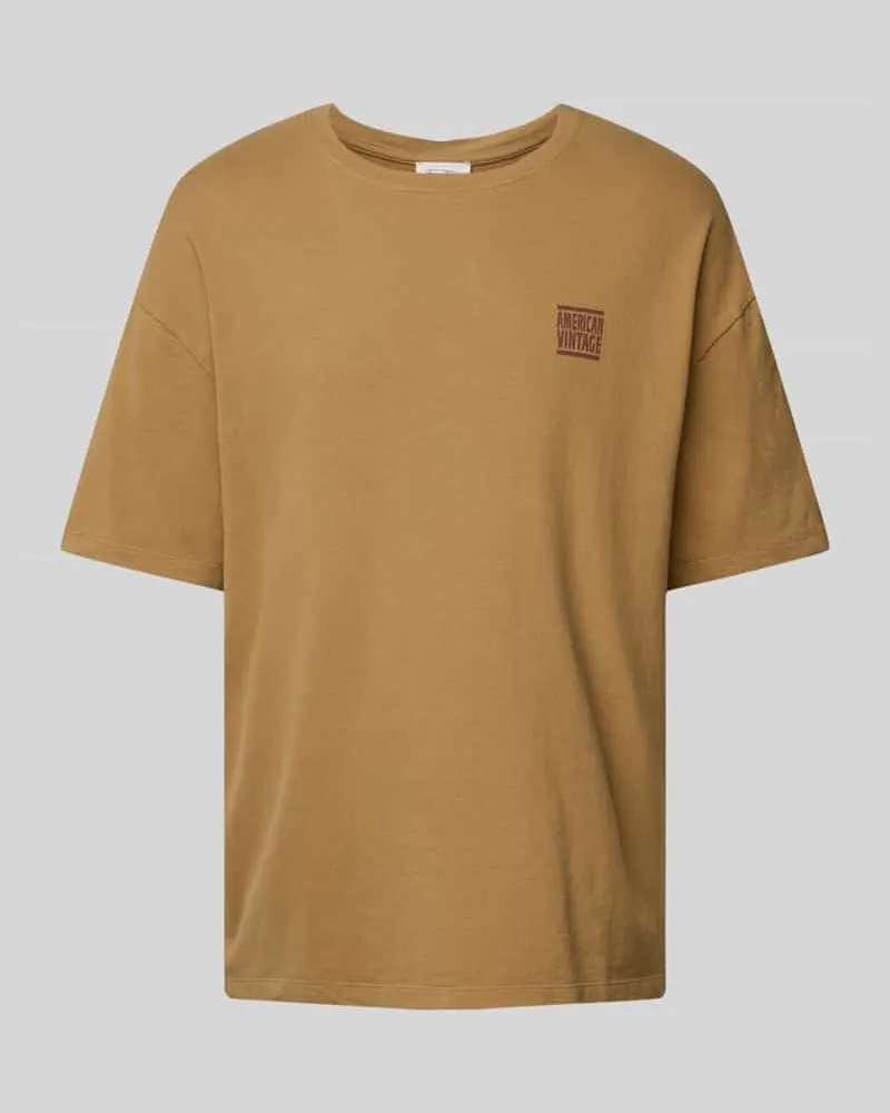 American Vintage T-Shirt mit Label-Print 