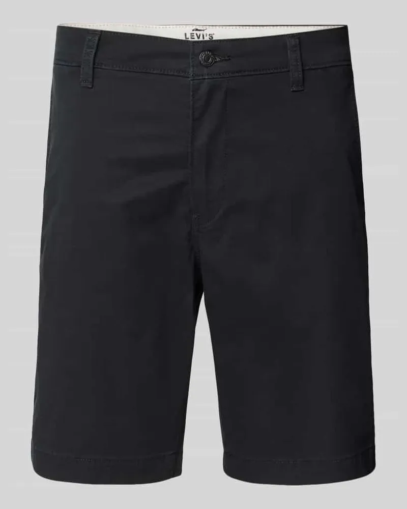 Levi's Regular Fit Chino Shorts aus Baumwoll-Mix Black