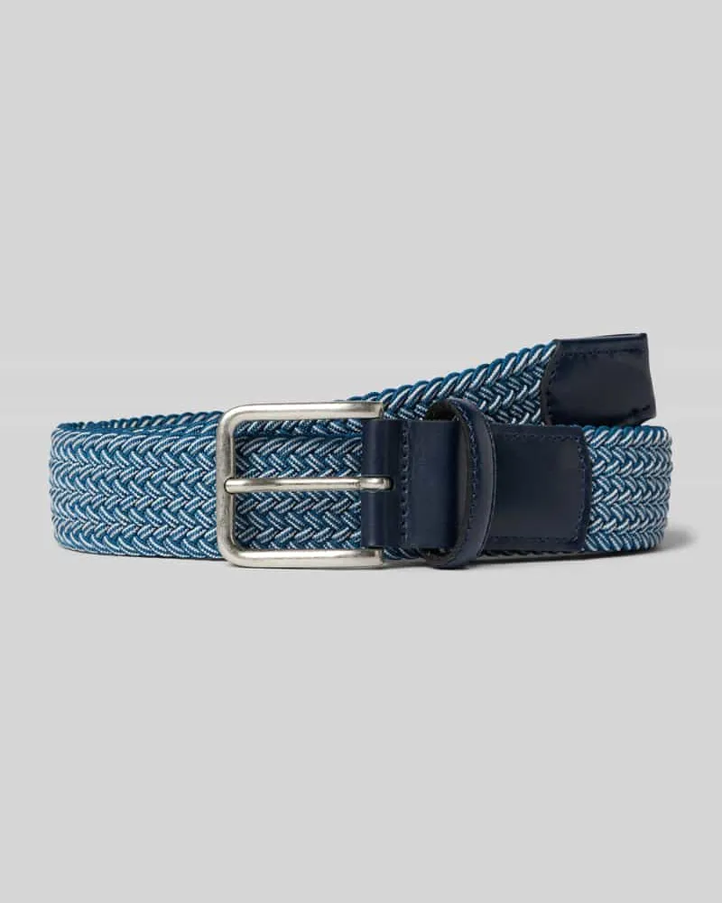 Lloyd Belts Flechtgürtel in Two-Tone-Machart Marine