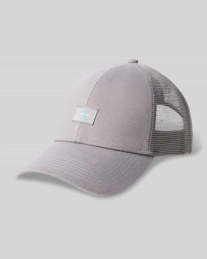 Calvin Klein Basecap mit Mesh-Einsatz und Logo Detail Graphit