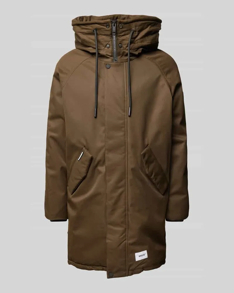 khujo Jacke mit Kapuze Modell 'Hant Gruen