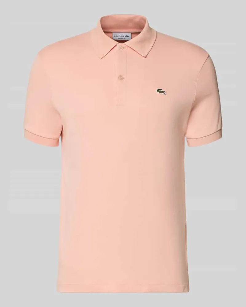 Lacoste Regular Fit Poloshirt aus reiner Baumwolle Altrosa