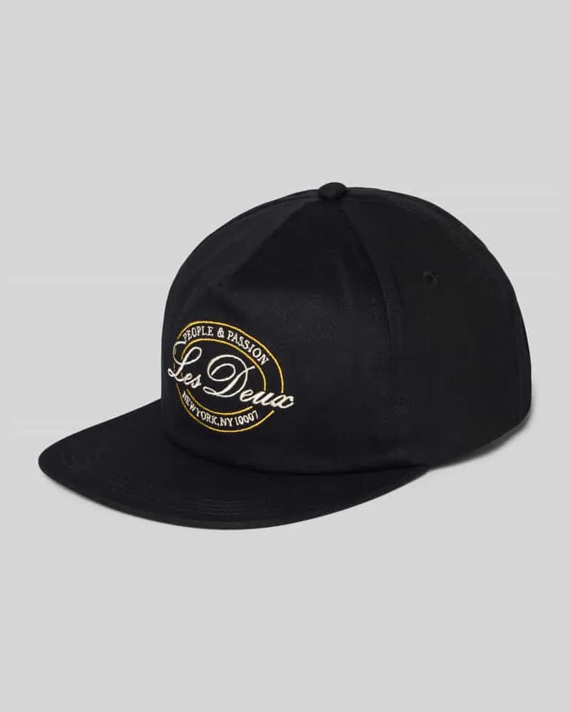 LES DEUX Basecap mit Label-Stitching Modell 'Glen 