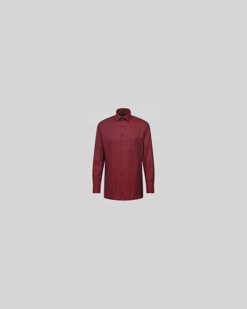 Olymp Regular Fit Business-Hemd mit Label-Stitching