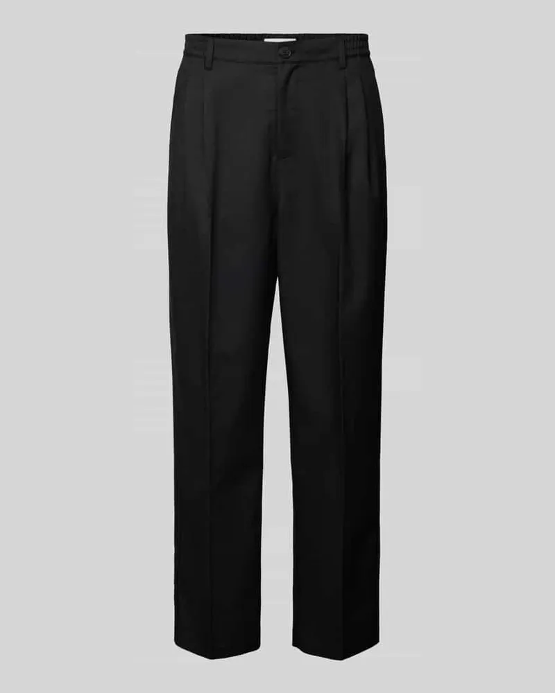 Casual Friday Regular Fit Bundfaltenhose mit französischen Eingrifftaschen 