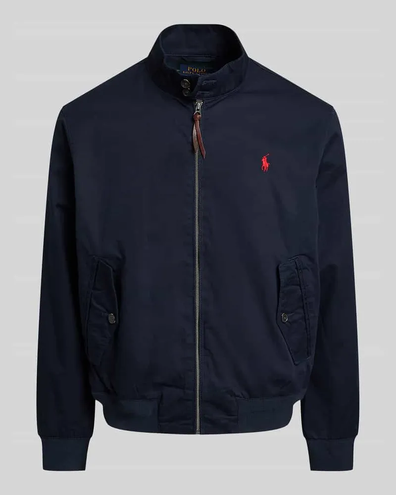 Ralph Lauren Regular Fit Blouson aus reiner Baumwolle Marine