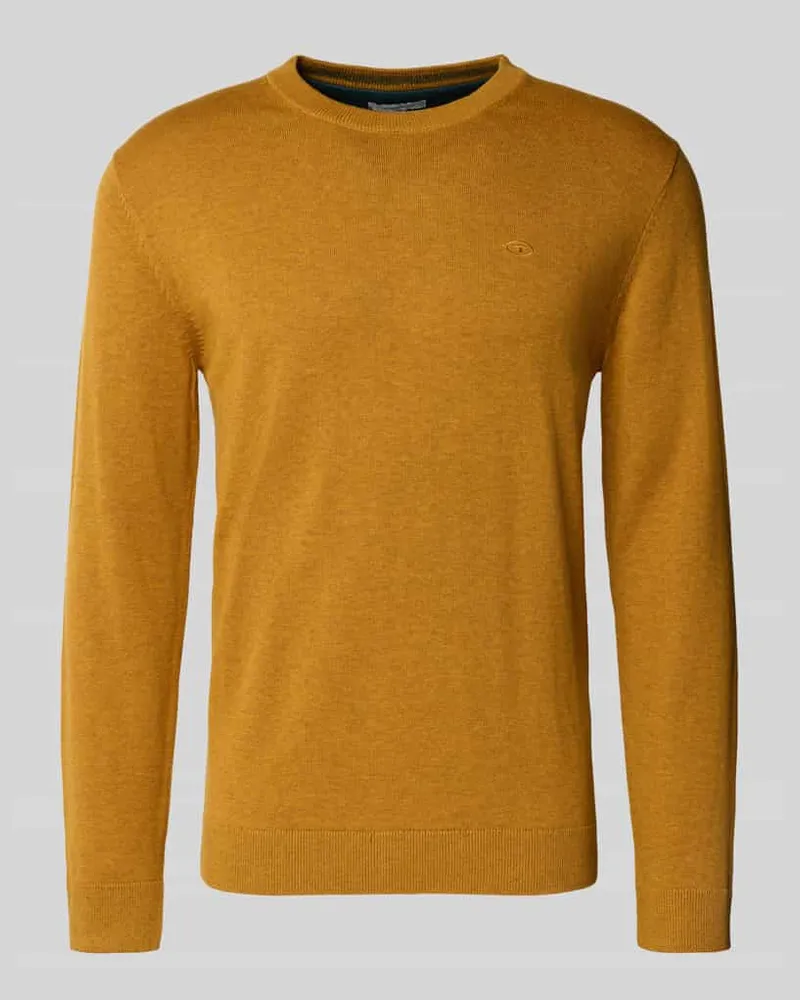 Tom Tailor Regular Fit Strickpullover aus reiner Baumwolle 