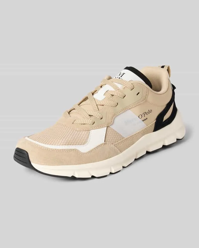Marc O'Polo Low Top Sneaker aus hochwertigem Material-Mix 