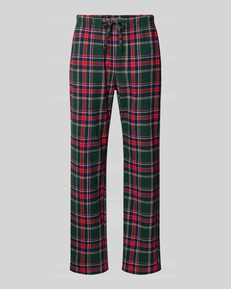Christian Berg Regular Fit Pyjama-Hose mit elastischem Bund Dunkelblau