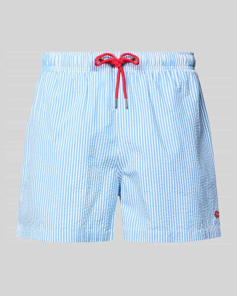 McNeal Badehose mit elastischem Bund und Tunnelzug Metallic