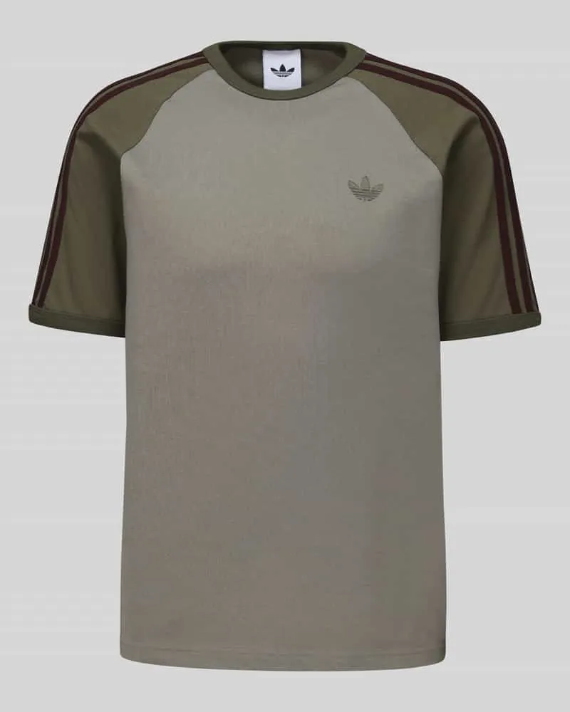 adidas T-Shirt aus Leinen mit Raglanärmeln Graphit