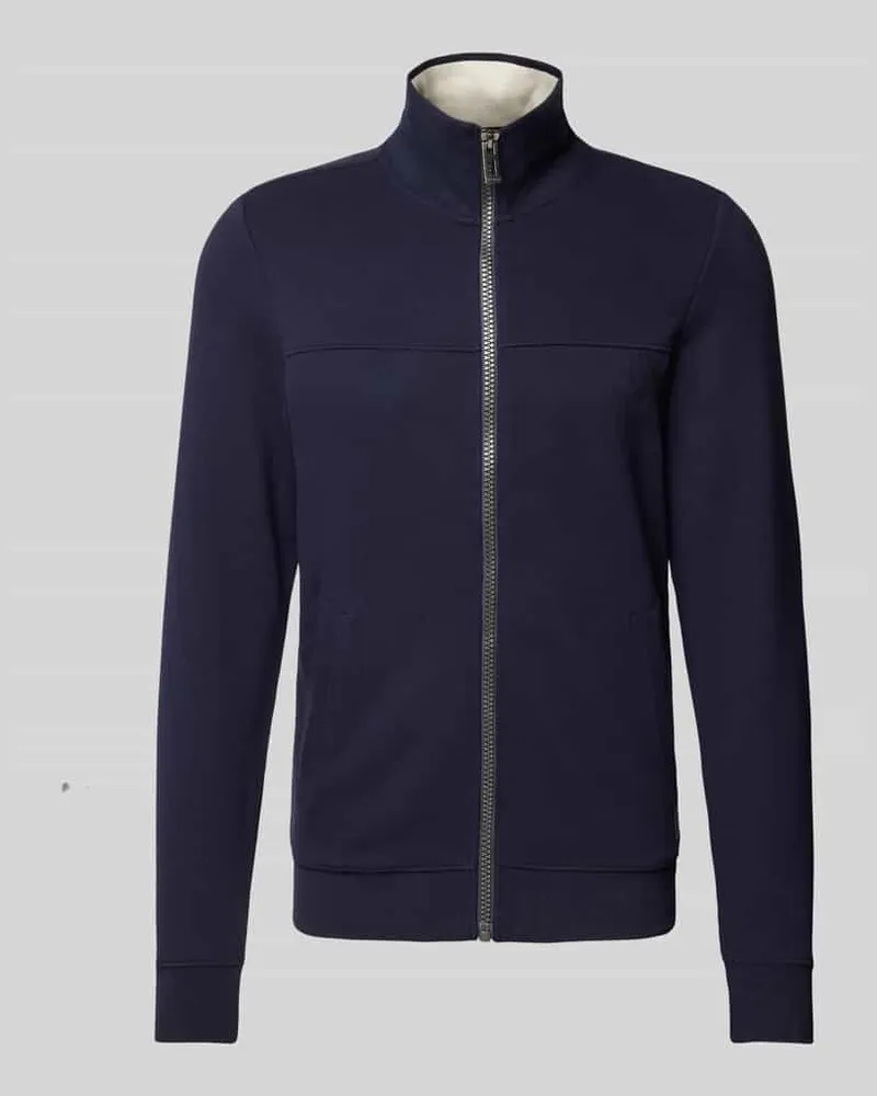 Tom Tailor Sweatjacke in unifarbenem Design mit Reißverschluss 