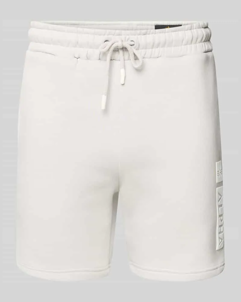 Alpha Industries Sweatshorts mit elastischem Bund und Tunnelzug 