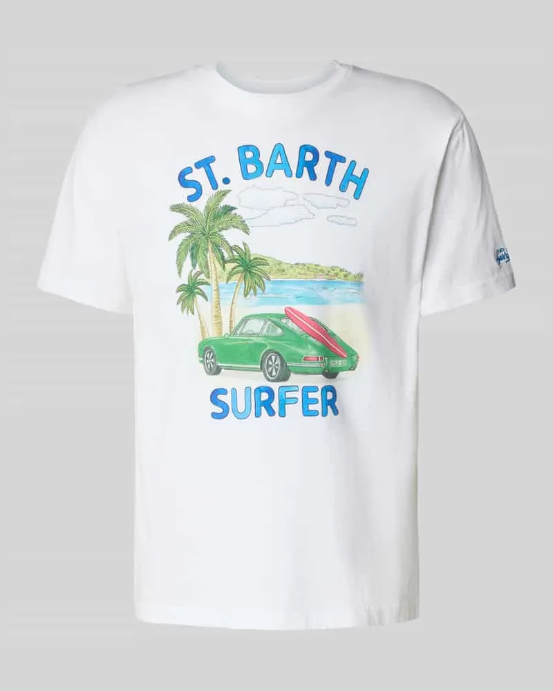 MC2 Saint Barth T-Shirt mit Motiv-Print 
