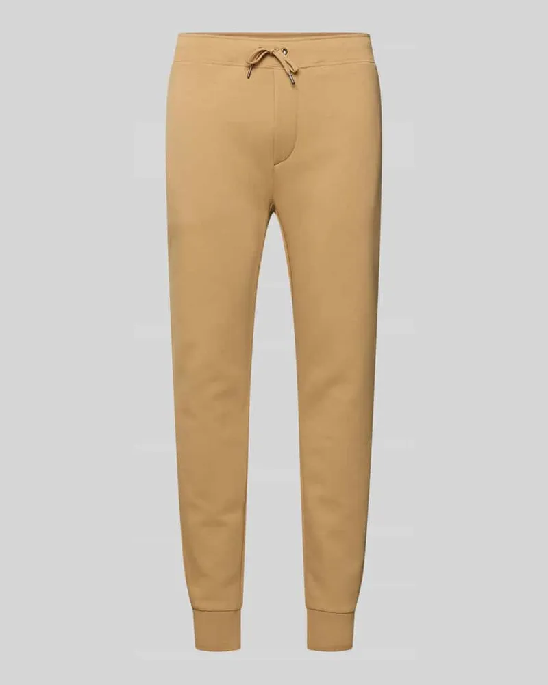 Ralph Lauren Regular Fit Sweatpants aus Baumwoll-Mix Camel
