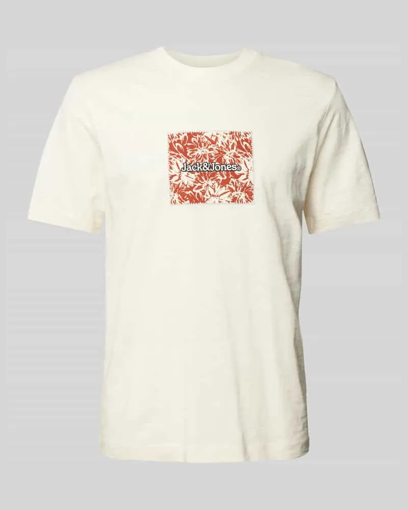 Jack & Jones T-Shirt mit Label-Print Modell 'SPLIT 