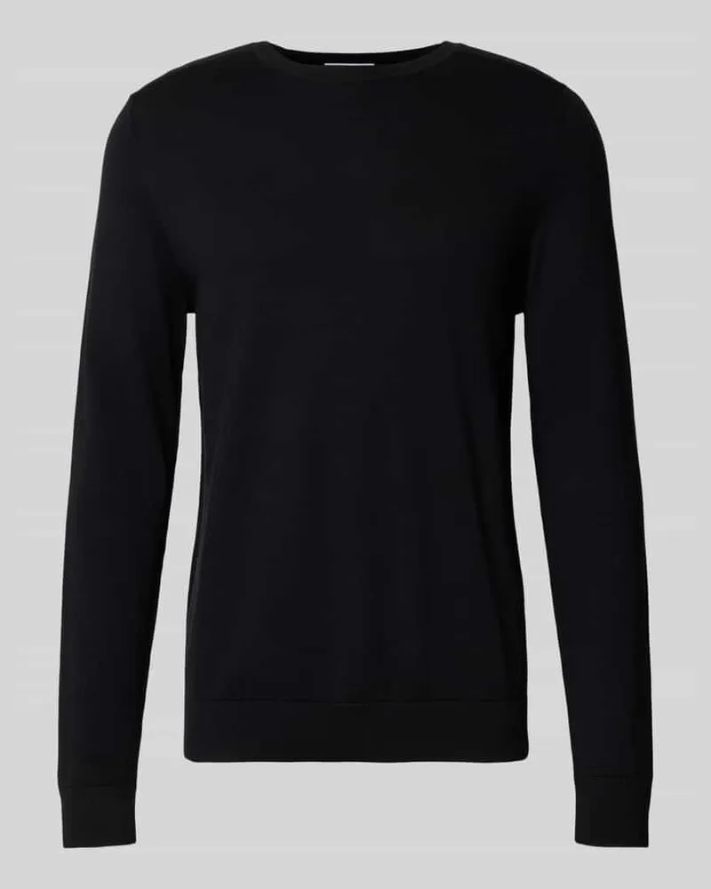 Selected Homme Regular Fit Strickpullover aus reiner Baumwolle Modell 'BERG 