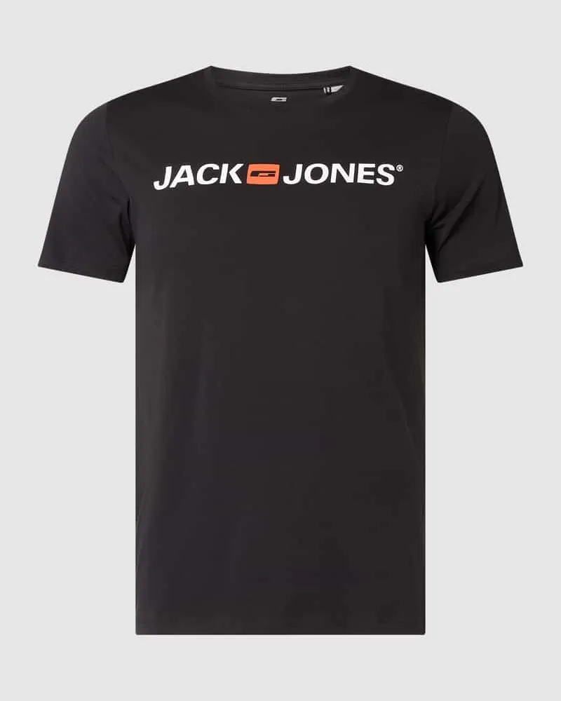 Jack & Jones T-Shirt mit Label-Print Modell 'CORP 