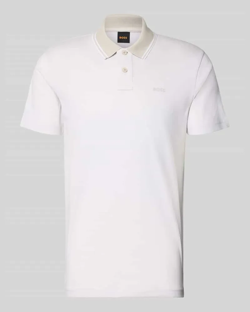 HUGO BOSS Relaxed Fit Poloshirt aus reiner Baumwolle Modell 'PEOXFORDNEW Sand