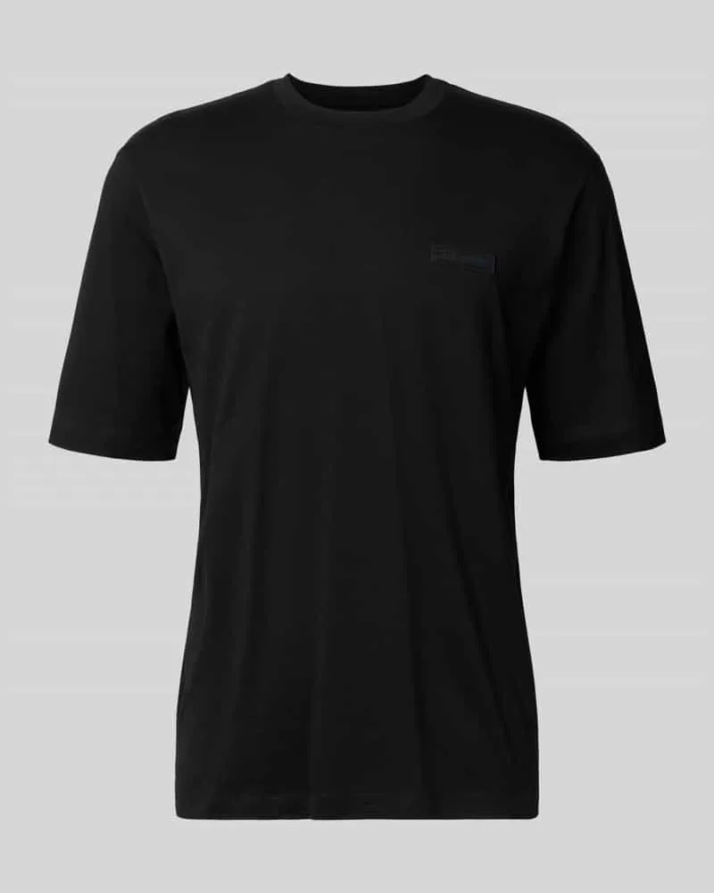 Armani Exchange T-Shirt mit Label-Patch 