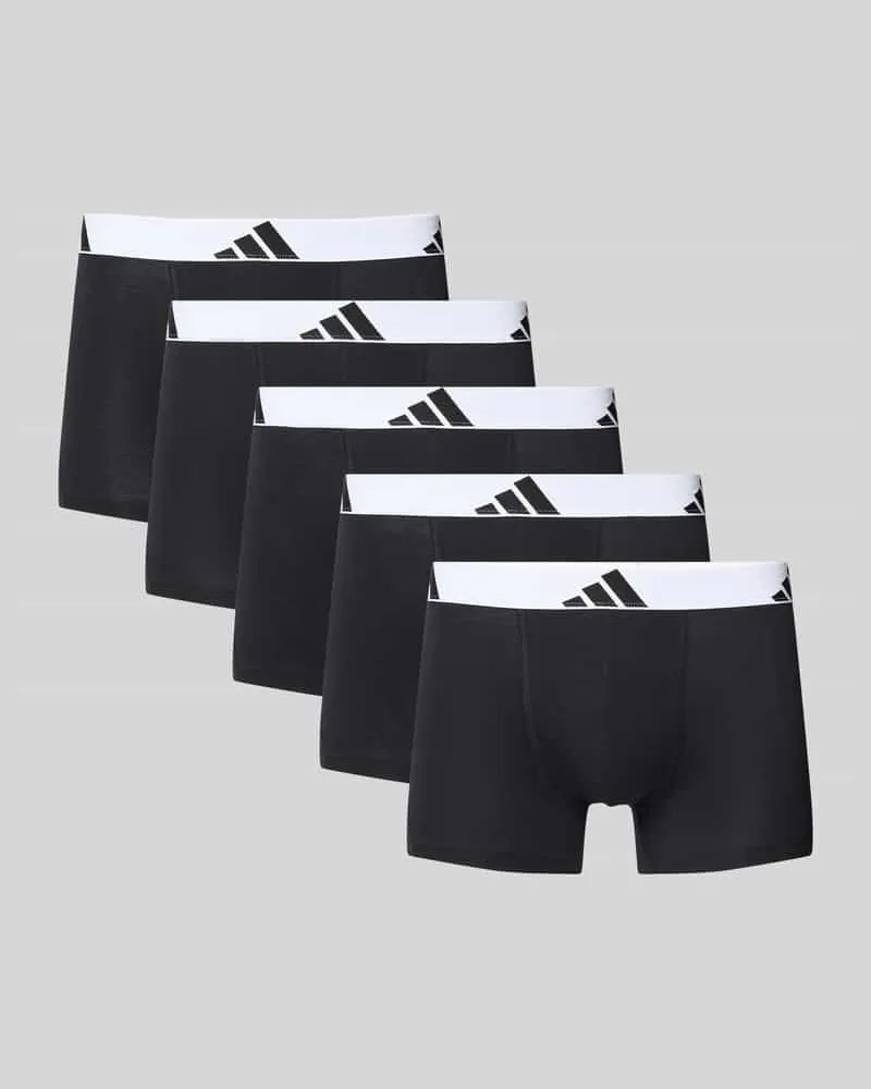 adidas Trunks mit elastischem Logo-Bund im 5er-Pack 