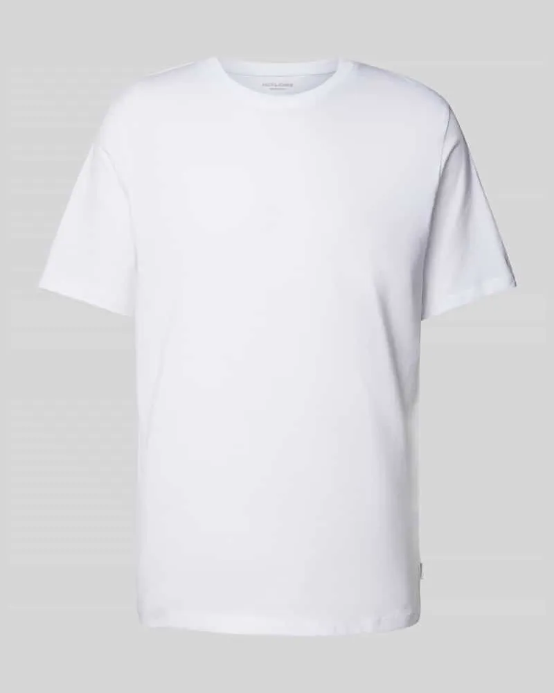 Jack & Jones T-Shirt mit Label-Detail Modell 'ORGANIC Weiss