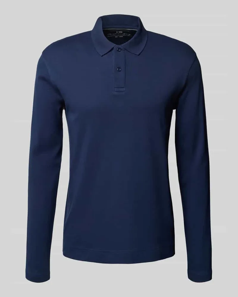 Christian Berg Regular Fit Poloshirt mit Knopfleiste 