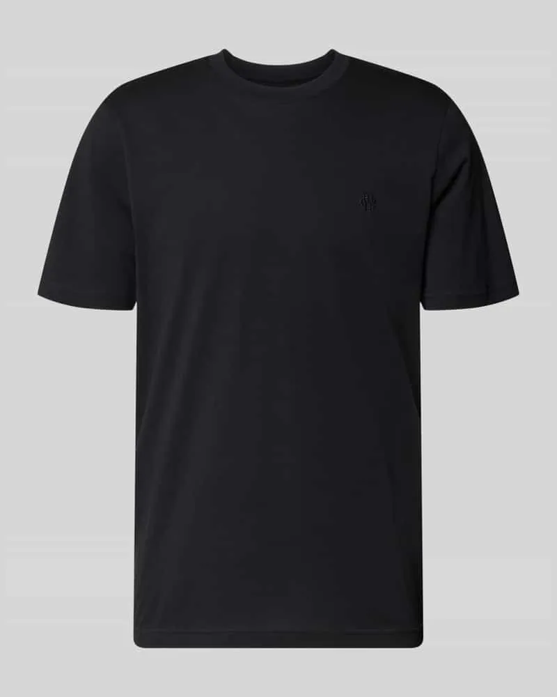 McNeal Regular Fit T-Shirt mit Logo-Stitching Black