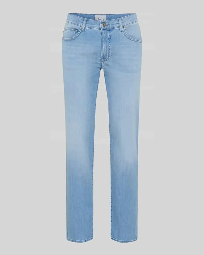 Brax Regular Fit Jeans aus Baumwoll-Kaschmir-Mix Modell 'Cadiz Dunkelblau
