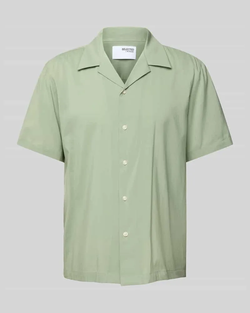 Selected Homme Freizeithemd mit Knopfleiste 