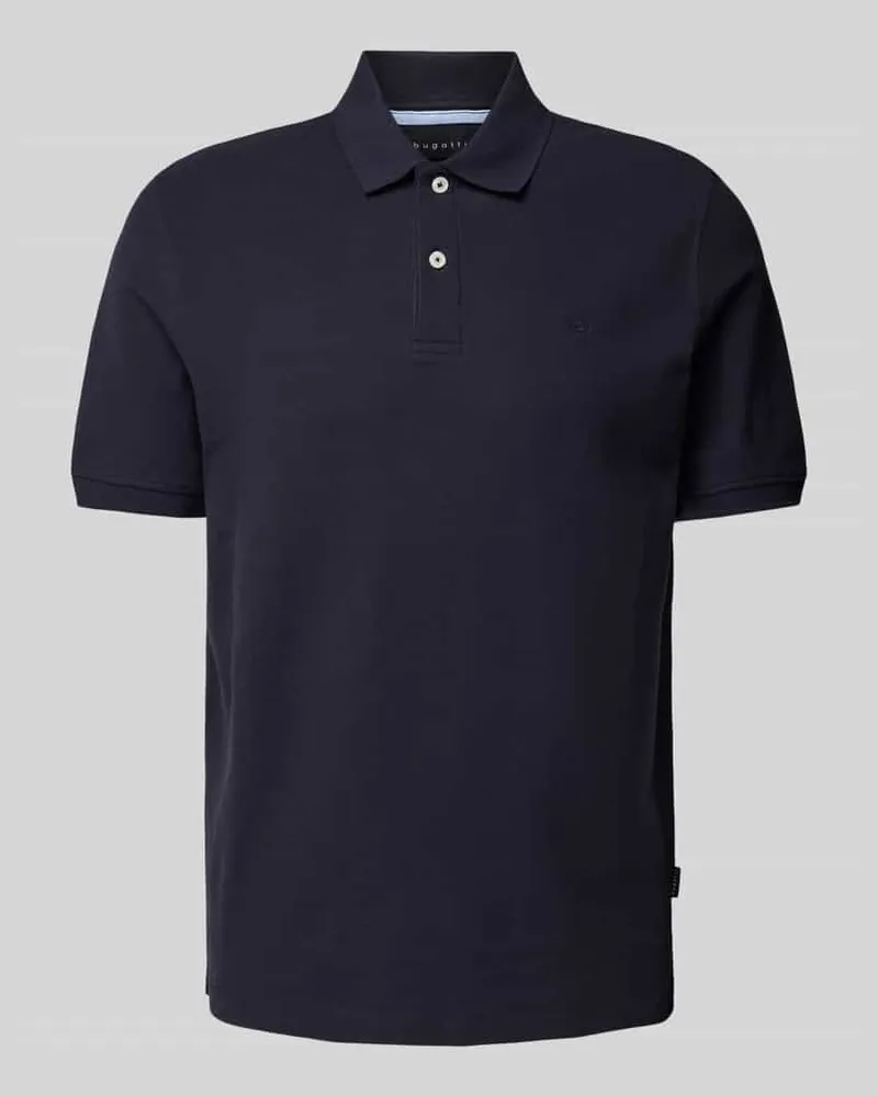 Bugatti Poloshirt in unifarbenem Design 