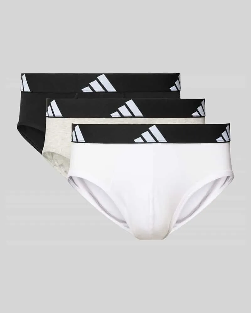 adidas Slip mit elastischem Logo-Bund Modell 'Active Flex' im 3er-Pack 