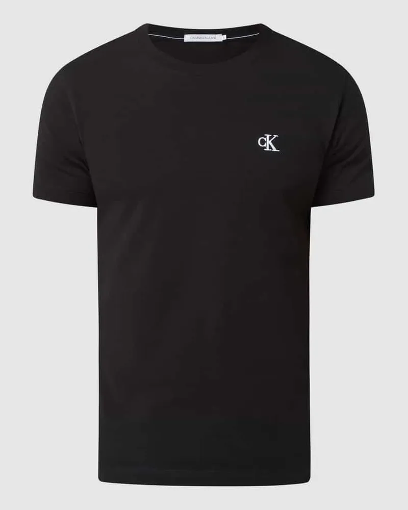 Calvin Klein T-Shirt aus Baumwolle Black