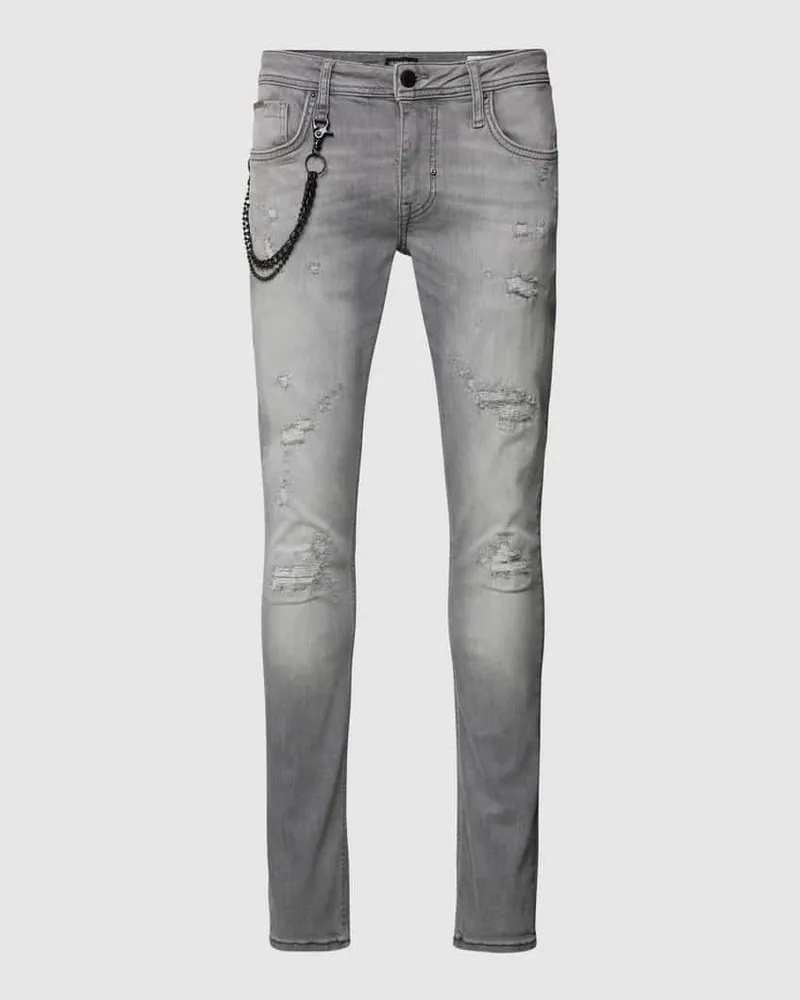 Antony Morato Tapered Fit Jeans mit Ketten-Detail 